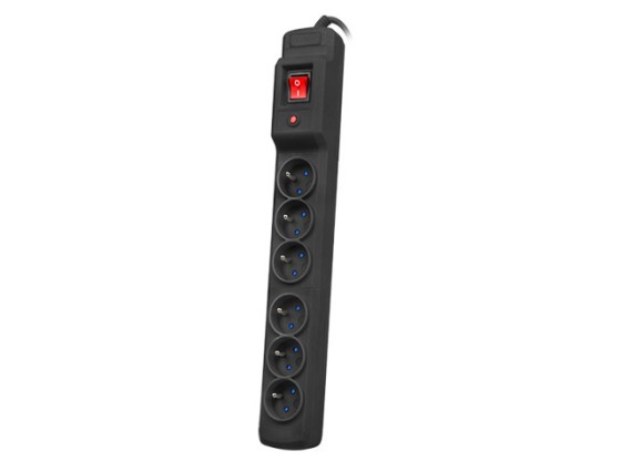 PROTECȚIE LA SUPRATENSIUNE ARMAC MULTI M6 3M 6X PRIZE FRANCEZE NEGRU