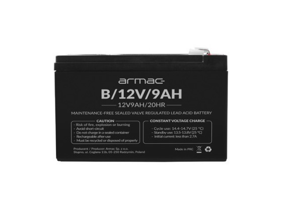 BATERIE UNIVERSAL UPS ARMAC VRLA AGM 12V/9AH