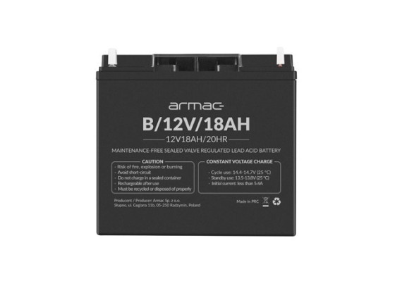 BATERIE UNIVERSALĂ ARMAC VRLA AGM 12V/18AH