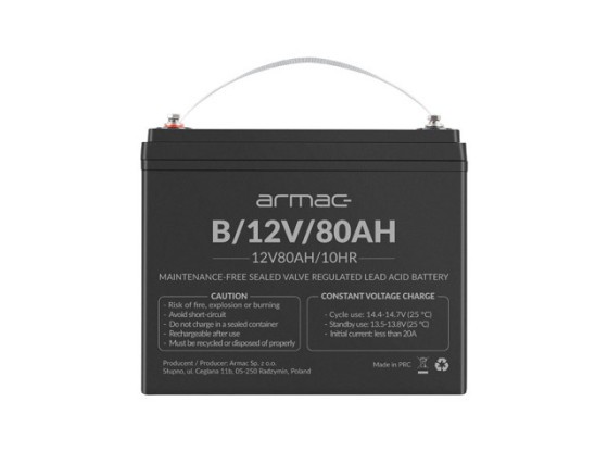 BATERIE UNIVERSALĂ ARMAC VRLA AGM 12V/80AH