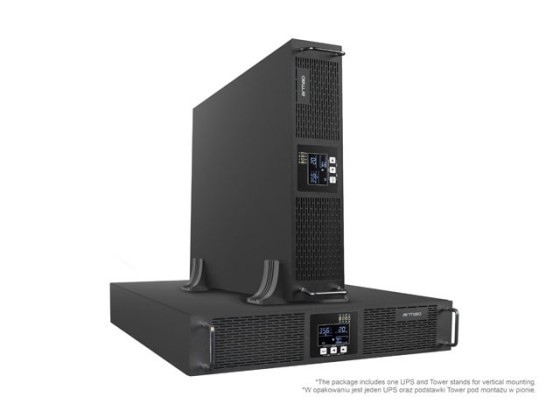 UPS RACK ARMAC R/2000I/PF1 ON-LINE 2000VA 8X IEC C13 IEȘIRI USB-B LCD CARCASA METALICĂ