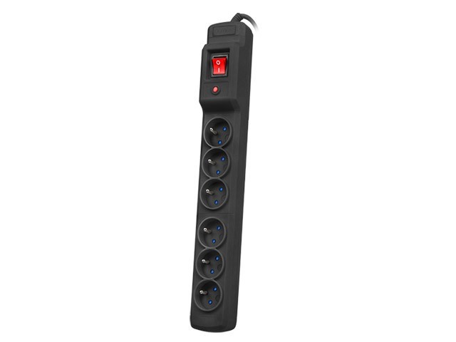 PROTECȚIE LA SUPRATENSIUNE ARMAC MULTI M6 3M 6X PRIZE FRANCEZE NEGRU 1