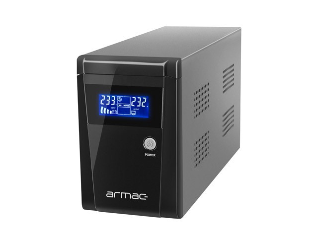 UPS ARMAC OFFICE O/1500E/LCD LINE-INTERACTIVE 1500VA 3X FRENCH OUTLETS USB-B LCD METAL CASE 1