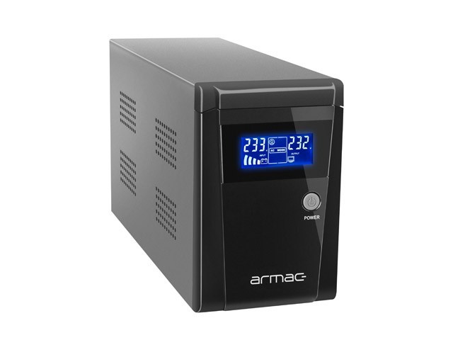 UPS ARMAC OFFICE O/1500E/LCD LINE-INTERACTIVE 1500VA 3X FRENCH OUTLETS USB-B LCD METAL CASE 4