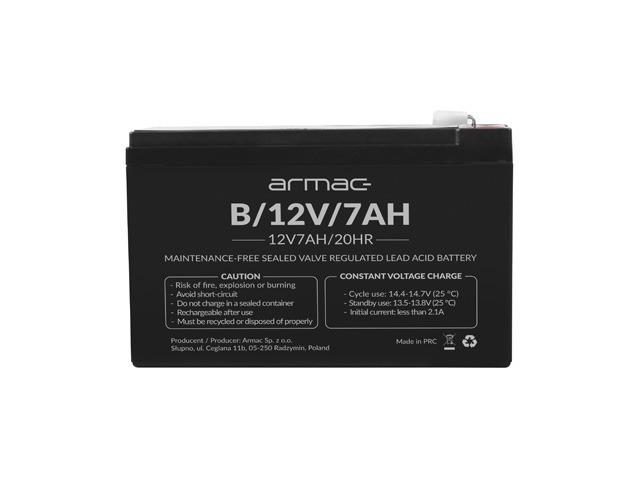 BATERIE UPS ARMAC VRLA AGM 12V/7AH 1