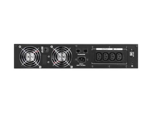 UPS RACK ARMAC R/1000I/PSW LINE-INTERACTIVE 1000VA 4X IEC C13 OUTLETS LCD PURE SINE WAVE 2U METAL 5
