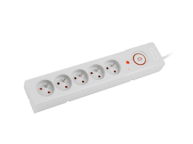PROTECȚIE LA SUPRATENSIUNE ARMAC Z5 3M 5X PRIZE FRANCEZE 10A ORGANIZATOR CABLU GRI 2