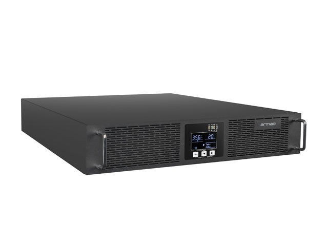 UPS RACK ARMAC R/2000I/PF1 ON-LINE 2000VA 8X IEC C13 IEȘIRI USB-B LCD CARCASA METALICĂ 3