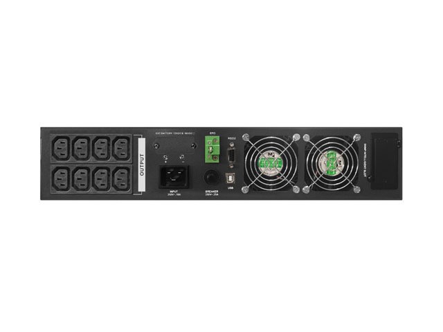 UPS RACK ARMAC R/2000I/PF1 ON-LINE 2000VA 8X IEC C13 IEȘIRI USB-B LCD CARCASA METALICĂ 8