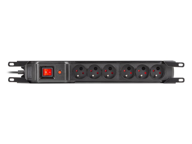PROTECȚIE LA SUPRATENSIUNE ARMAC MULTI M6 RACK 19" 3M 6X PRIZE FRANCEZE IEC NEGRU 4